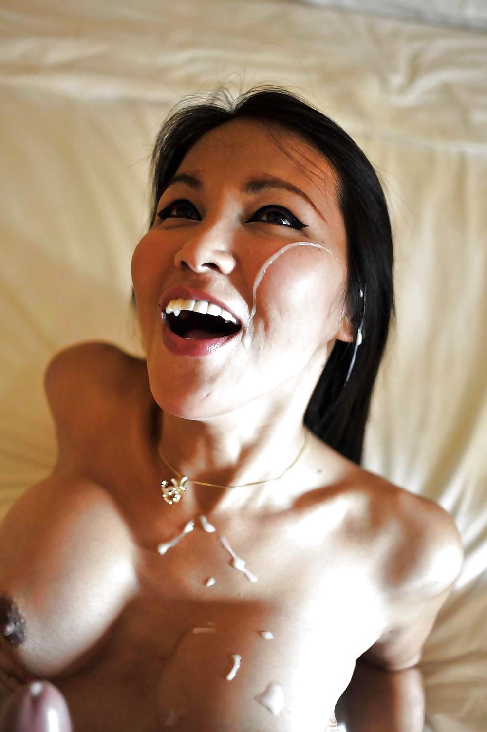 15P Mature asian facials!