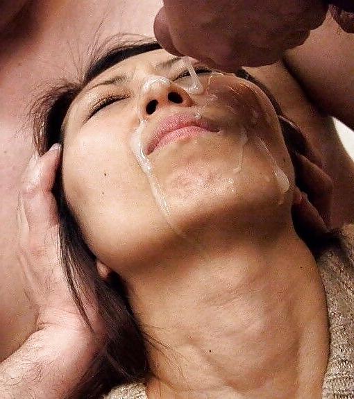 15P Mature asian facials!