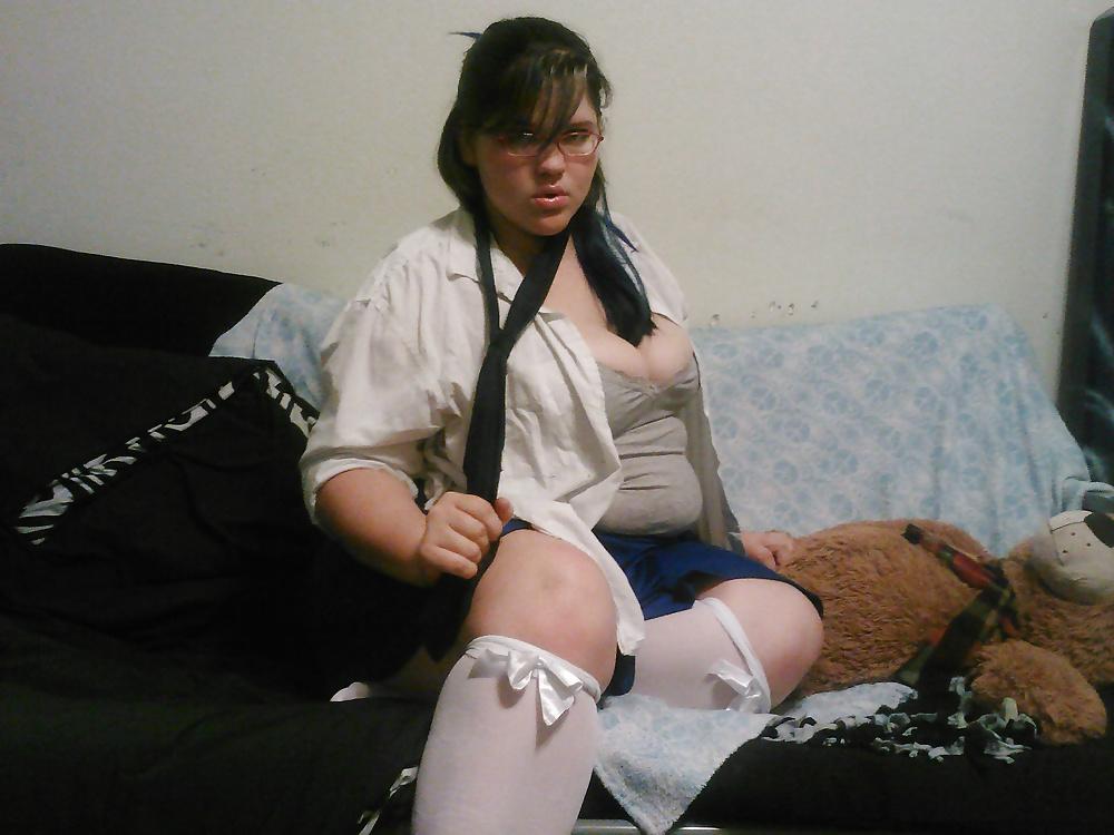 25P SEXY BBW nerd dresses up ALOT II
