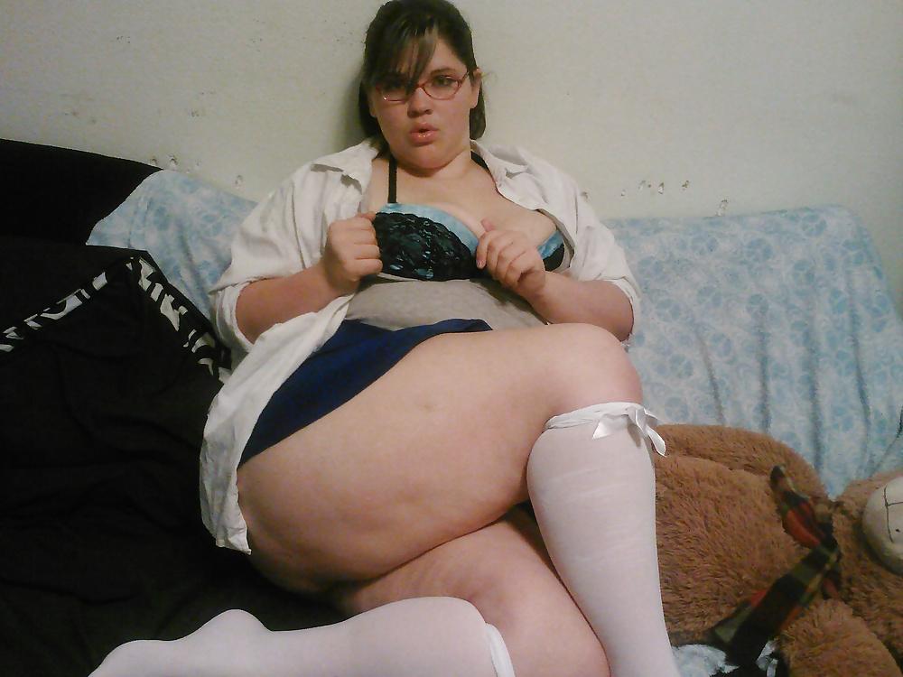 25P SEXY BBW nerd dresses up ALOT II