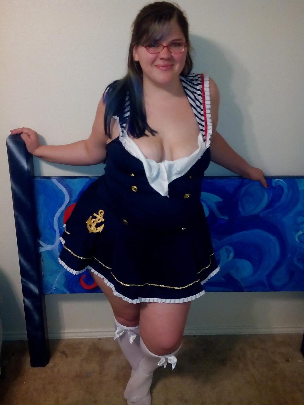 25P SEXY BBW nerd dresses up ALOT II