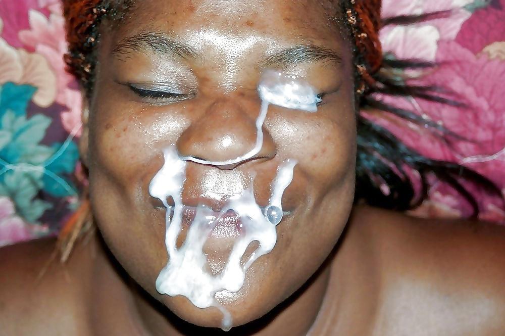25P Cum and spits on ghetto black bitches
