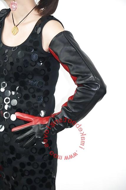 25P Asian girls in leather.