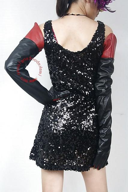 25P Asian girls in leather.