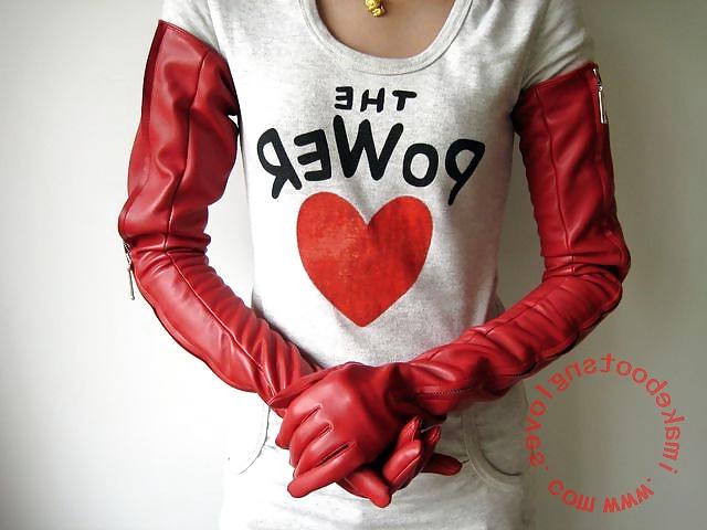25P Asian girls in leather.