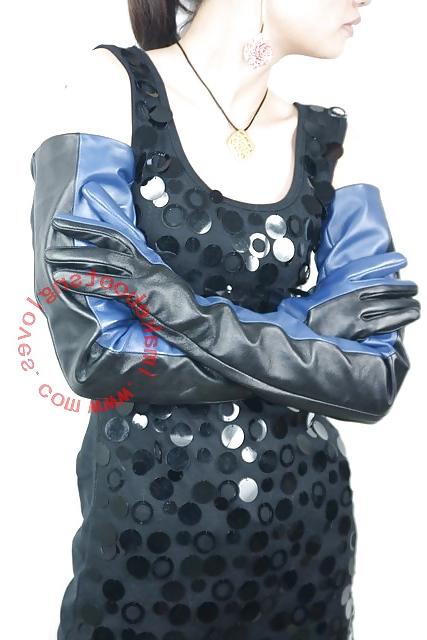 25P Asian girls in leather.