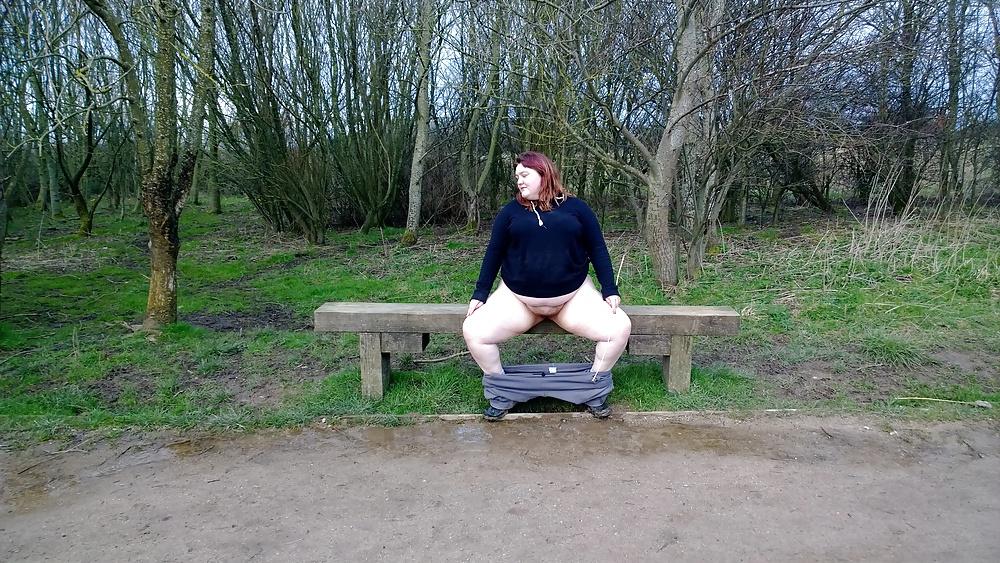 25P Tim Tess 15 Hairy BBW goes Bird watching