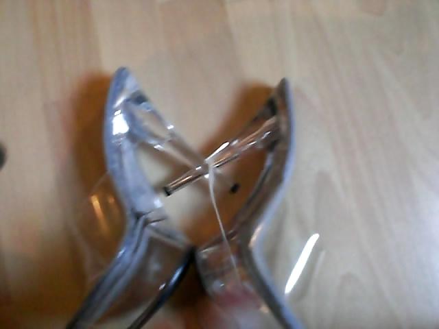 22P Cumshot on her clear Heels