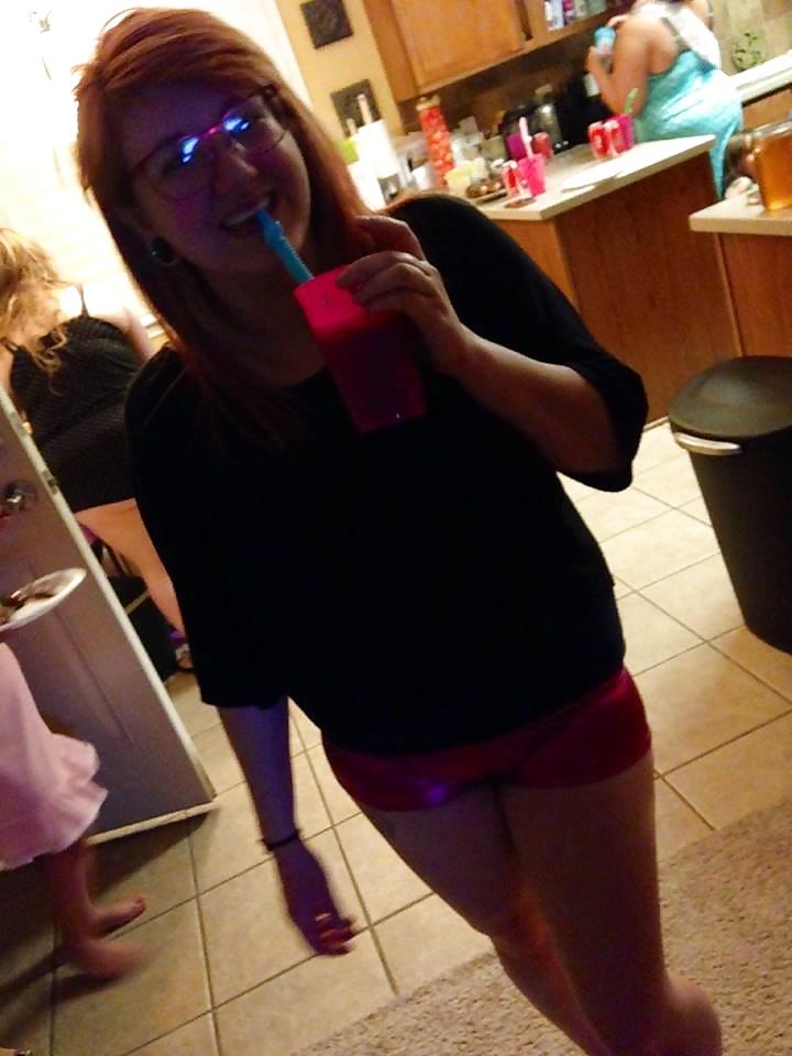 25P Cute Nerdy Girl with Big Tits