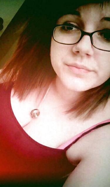 25P Cute Nerdy Girl with Big Tits