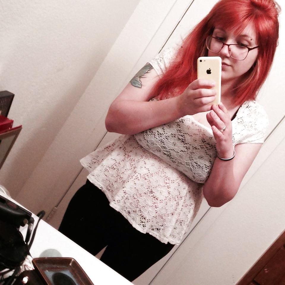 25P Cute Nerdy Girl with Big Tits