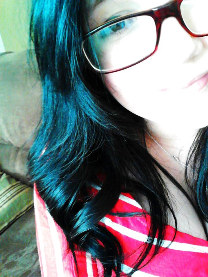 25P Cute Nerdy Girl with Big Tits