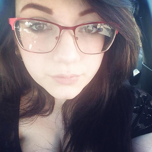25P Cute Nerdy Girl with Big Tits