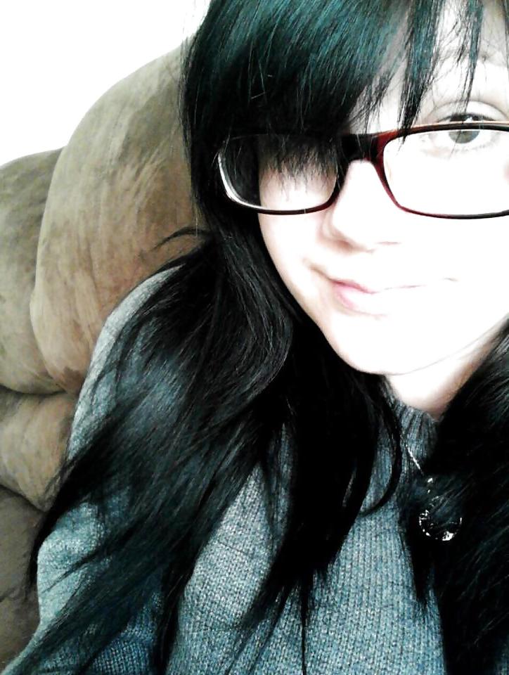 25P Cute Nerdy Girl with Big Tits