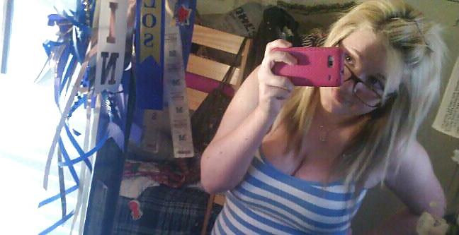 25P Cute Nerdy Girl with Big Tits