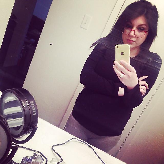 25P Cute Nerdy Girl with Big Tits