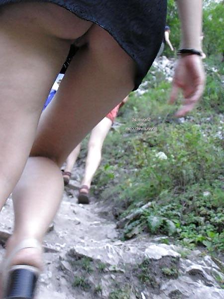 10P Short Skirts in Public