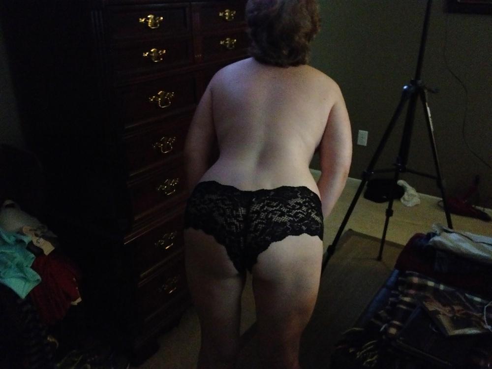 9P Black lace panties