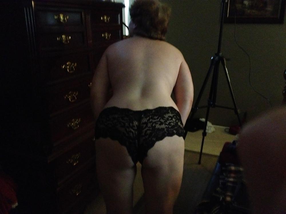 9P Black lace panties