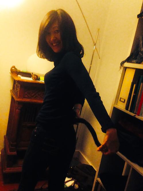 9P Asian wife fucking after costume party 