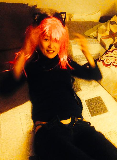 9P Asian wife fucking after costume party 