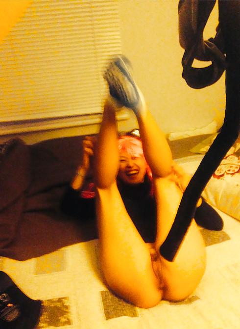 9P Asian wife fucking after costume party 