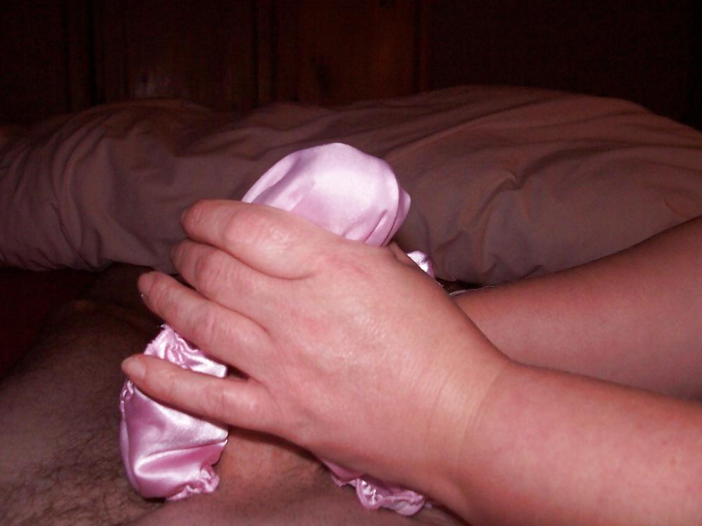 13P Handjob Panties, Panty Handjob, Stroking Panties, Panty Job