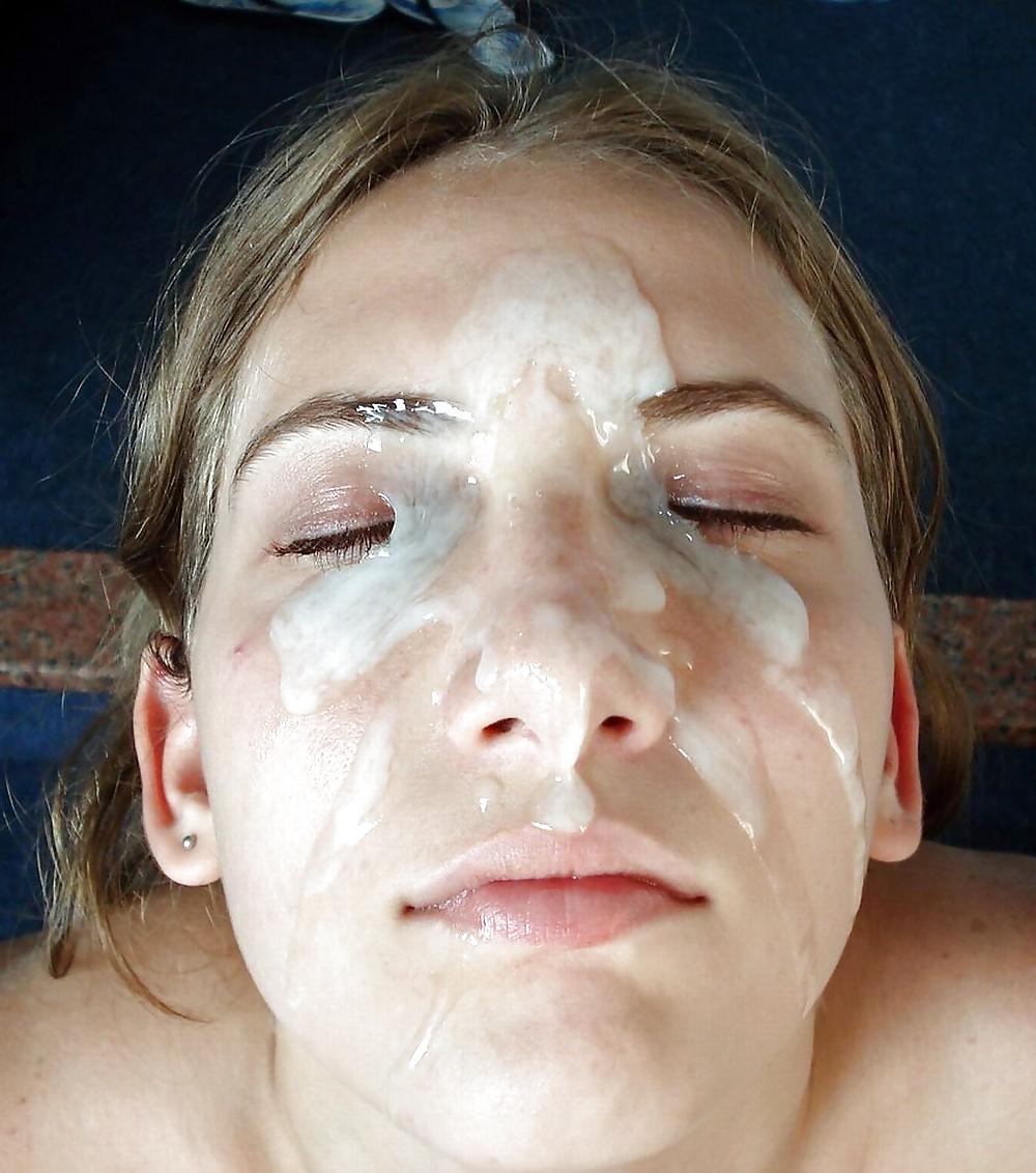 25P Brown hair Girl Amatuer Facials