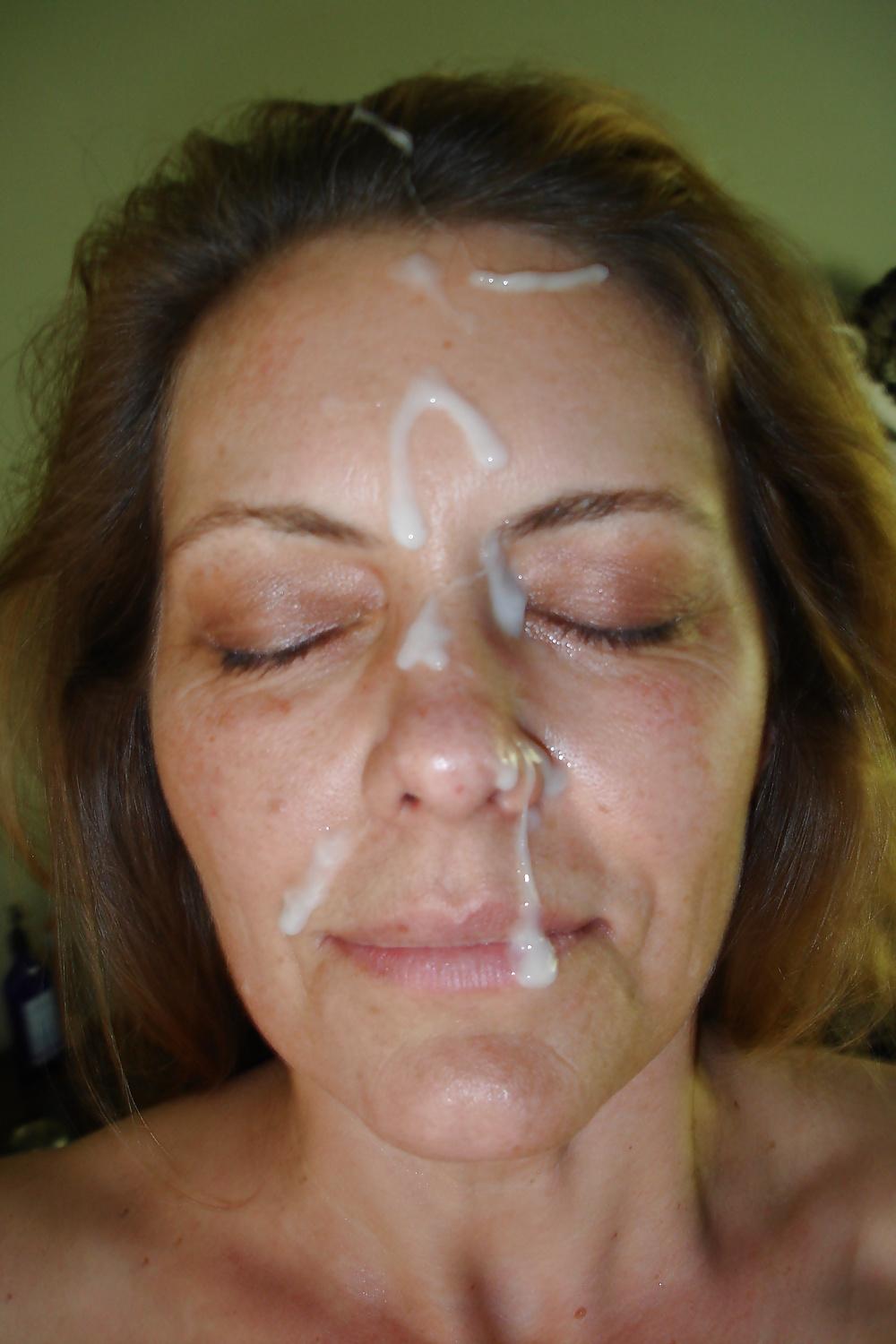 25P Brown hair Girl Amatuer Facials