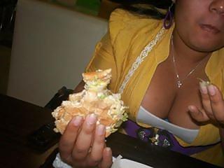 12P Downblouse and cleavage big tits