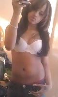 13P Black teen in bra and panties 