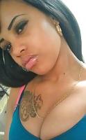 13P Black teen in bra and panties 