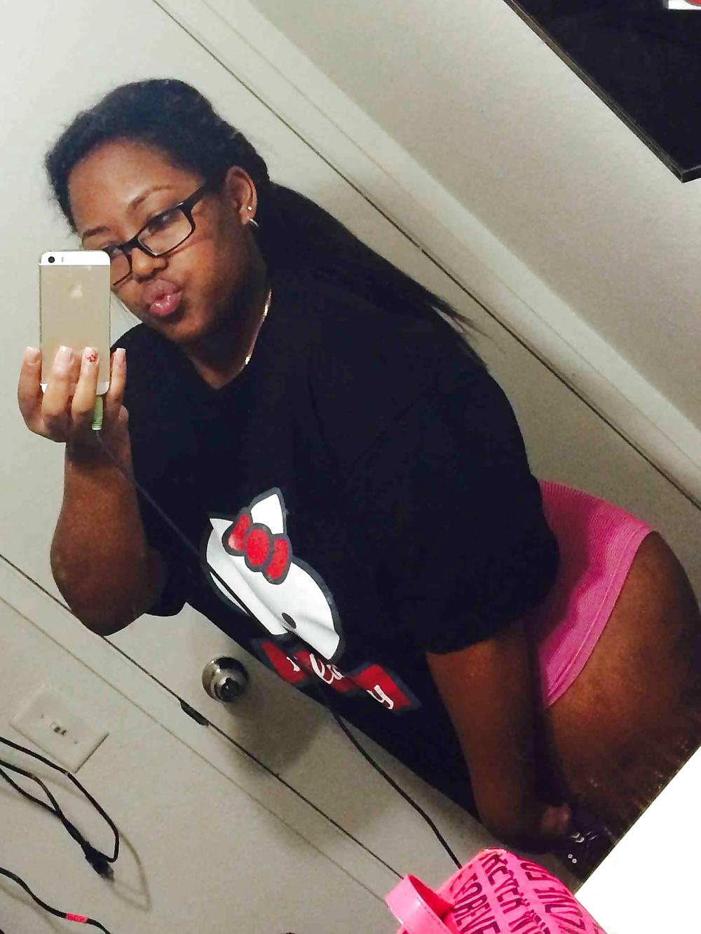 13P Black teen in bra and panties 