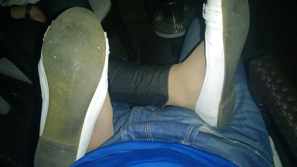 25P Footjob foot fetish nylon sexy toes