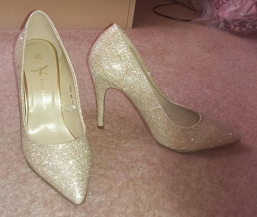 10P Having fun with the wifes shoes and underwear