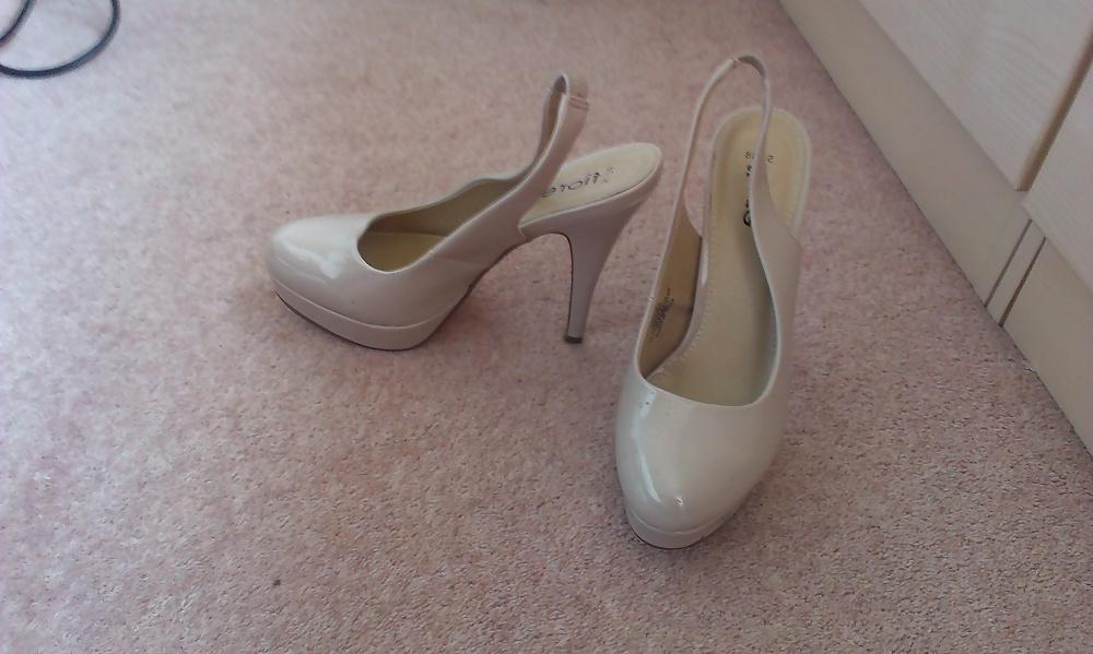 10P Having fun with the wifes shoes and underwear