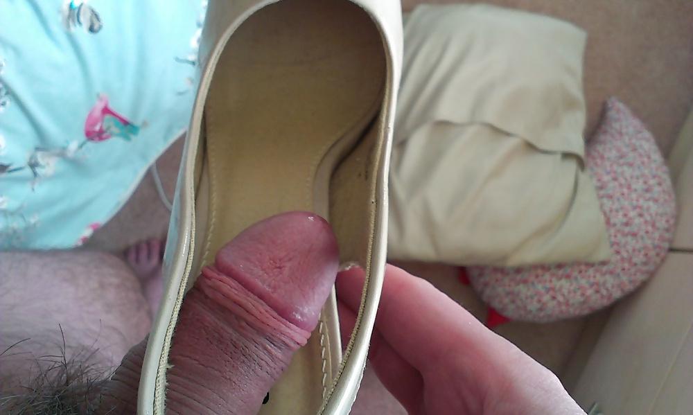 10P Having fun with the wifes shoes and underwear