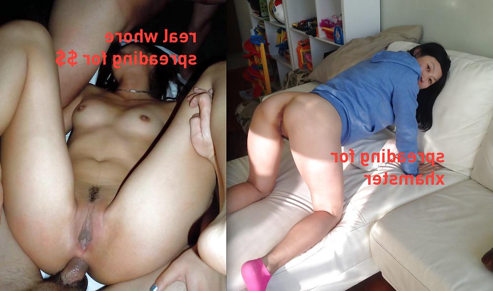 6P Whore Asian Wife and degrating comments 