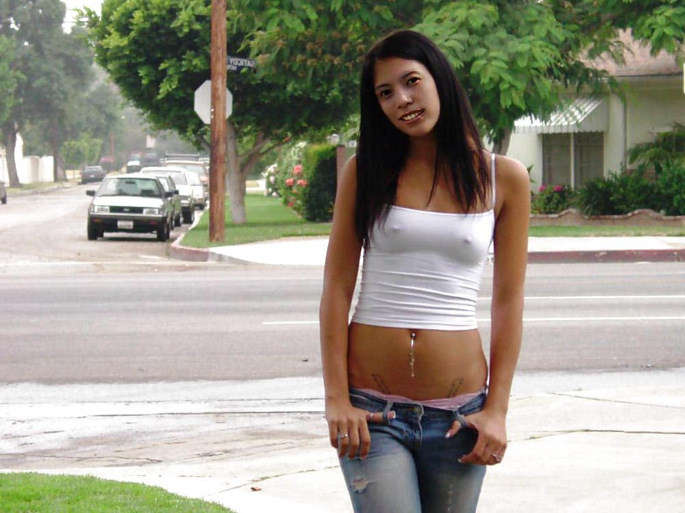 11P See thru, X-Ray, Wet Shirt, Hard Nipples Asian Babes