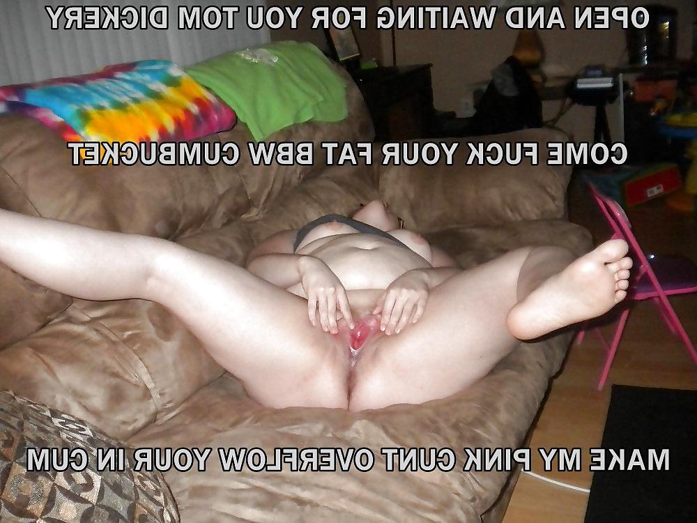 16P BBW CUMBUCKET Captions