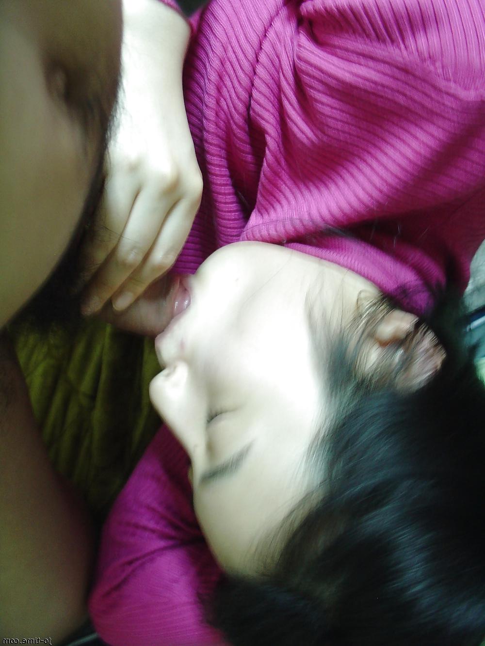 25P Asian teen sucks dick