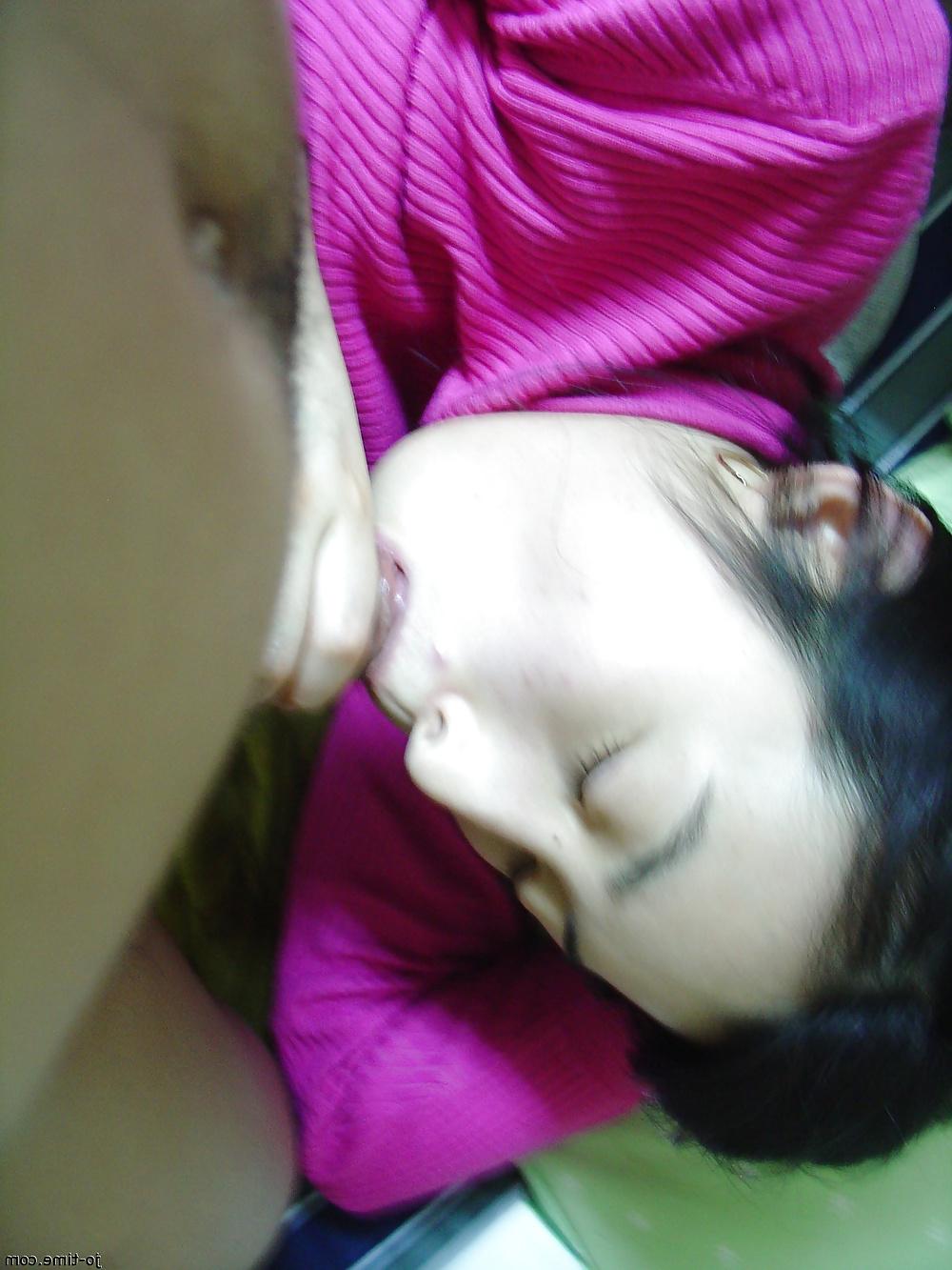25P Asian teen sucks dick
