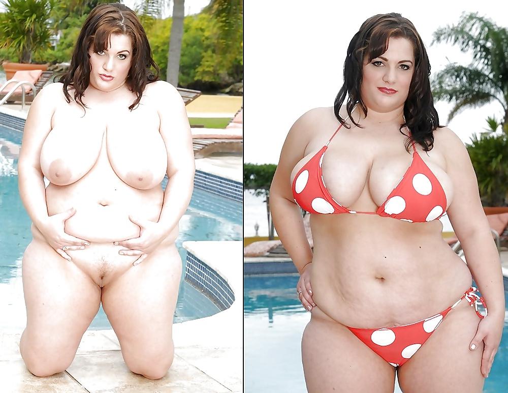 25P Dressed and undressed Sexy BBW