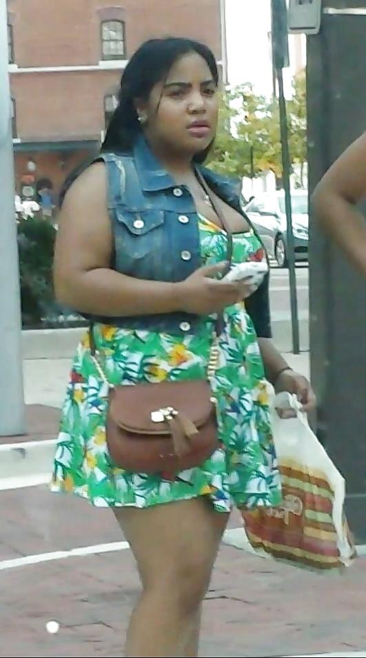 19P Candid of huge boobs and big ass bbw black bitch