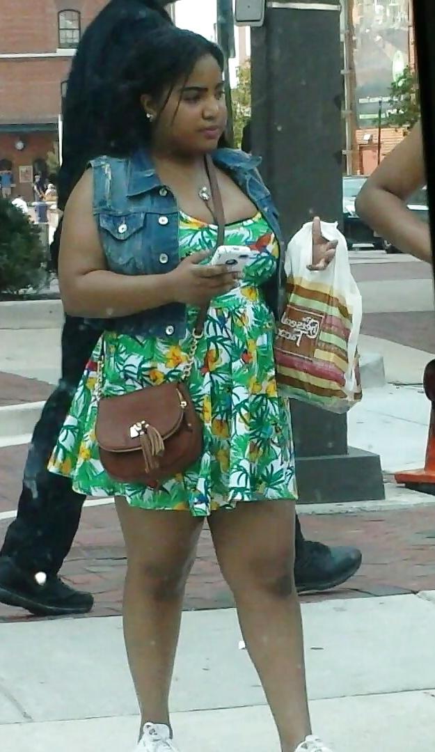 19P Candid of huge boobs and big ass bbw black bitch