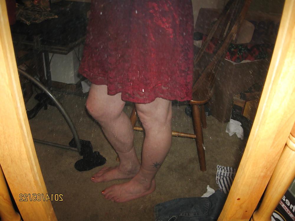 24P Red lace dress