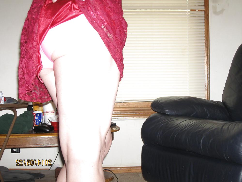24P Red lace dress