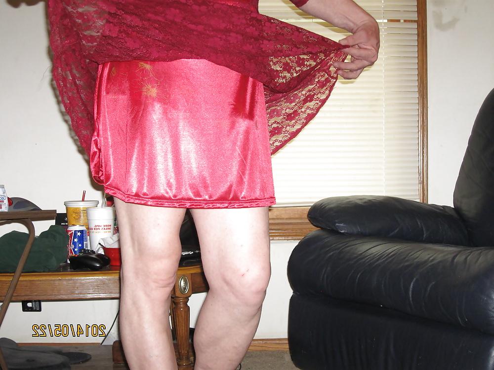 24P Red lace dress