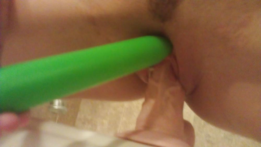6P Dildo in the shower