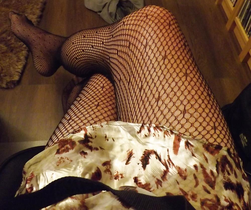 6P Leopard skin slip